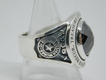 Amazon | 16号 ドクターモンロー カレッジ リング 大 ブラック